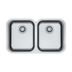 Franke Smart Srx 120-34-34 2 Gözlü Tezgah Altı Çelik Eviye