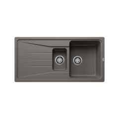 Blanco Granit Eviye Sona 6 S Tezgah Üstü 1,5 Göz Damlalıklı Volkan Gri