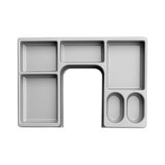 Agoform Banyo Çekmece İçi Düzenleyici 42cm x 29cm Stone Grey Renk