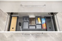Agoform Banyo Çekmece İçi Düzenleyici 42cm x 29cm Stone Grey Renk