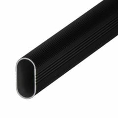 Hafele Askı Borusu Alüminyum 30x15x0,9/1000mm Mat Siyah