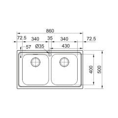 Franke Celik Evye Smart Srx 620-86