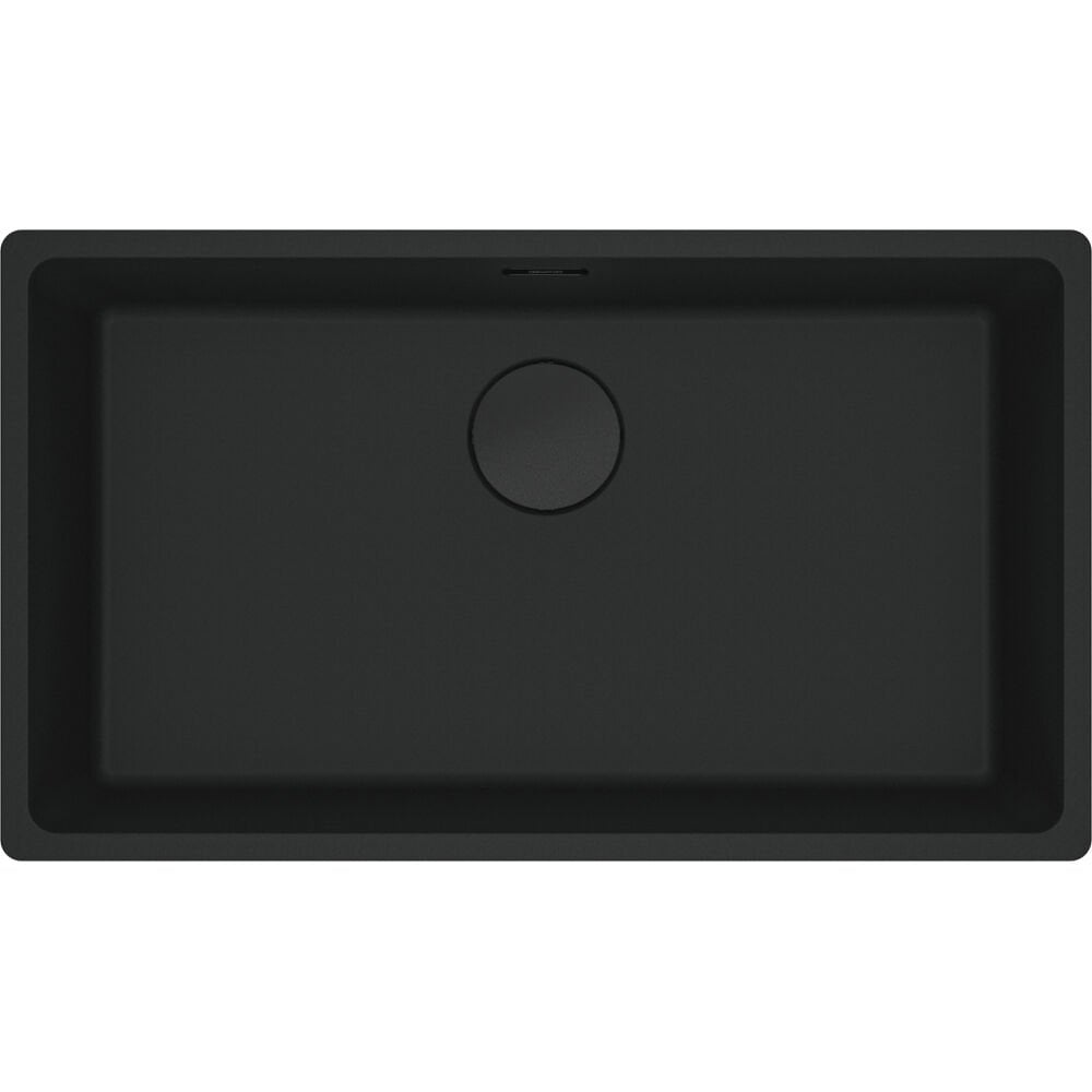 Franke Fragranit Evye Marıs Mrg 110-72 Matt Black Tek Gözlü Damlalıksız