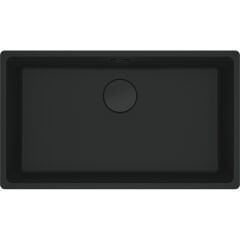 Franke Fragranit Evye Marıs Mrg 110-72 Matt Black Tek Gözlü Damlalıksız