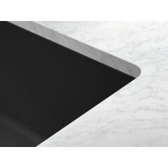 Franke Fragranit Evye Maris Mrg 120-35-35 Matt Black 2 Gözlü Damlalıksız