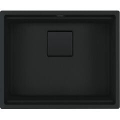 Franke Fragranit Evye Kubus Kng 110-52 Matt Black Tek Gözlü