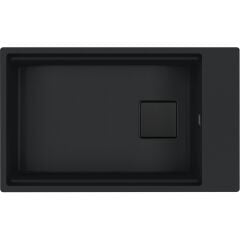 Franke Fragranit Evye Kubus Kng 110-62 Matt Black Tek Gözlü