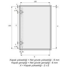 Tv Kapak Mekanizması 35 cm