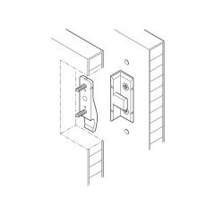 Hafele KEKU Panel bileşeni 30mm Dönüş (10 Adet)