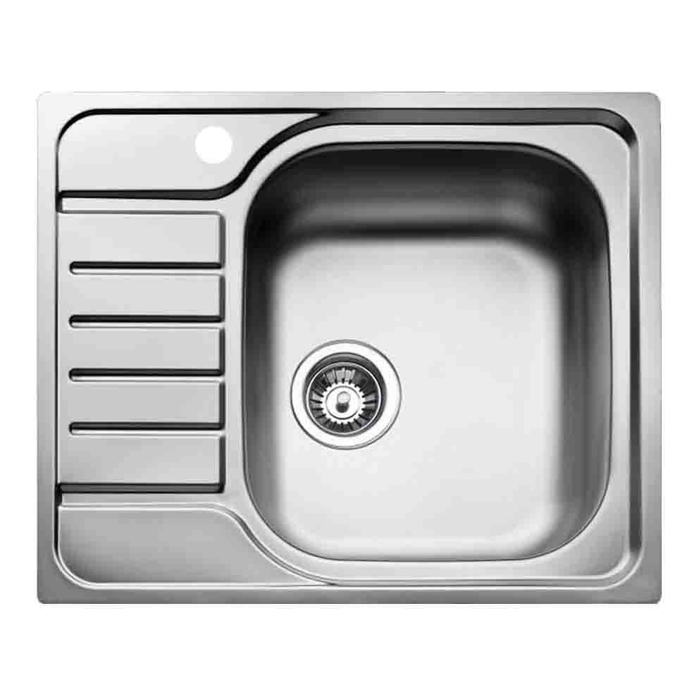Teka  Paslanmaz Çelik Eviye Sol Damlalıklı -  CLASSIC 1B ½ D 580.500
