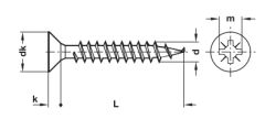 Hafele HOSPA Havşa Başlı Vida Paslanmaz Çelik Siyah 5x50 mm (200 Adet)