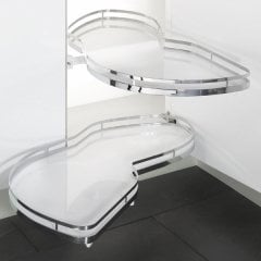 Hafele Köşe Kiler Lemans Iı Arena Style Sol 450mm Parlak Krom