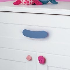 Hafele Mobilya Kulpu Sunny 128mm Çocuk Lila