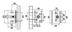 Hafele HALTER 02 Dolap Askı Elemanı