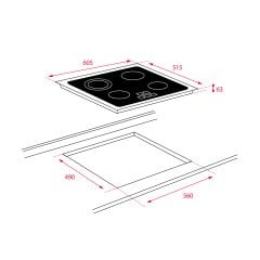Teka Easy Cam Seramik Elektrikli Ocak - TZ 6415