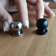 Hafele Düğme Kulp Pearl Jr. Parlak Pirinç