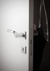 Twist Kapı Kolu Seti Siyah Mat WC
