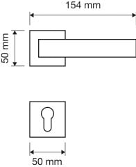 Giro Kapı Kolu Seti Antrasit Barelli(Yale)