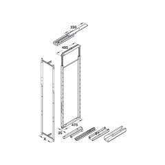 Hafele Dıspensa 90° Bağlantı Seti 2'Li Gümüş