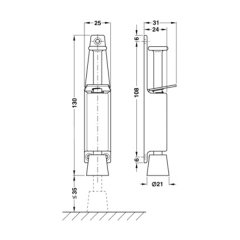 Hafele Kapı Tutucu Galvaniz 25kg