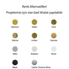 Evan CDH-60 Gizli Kapı Menteşesi Siyah