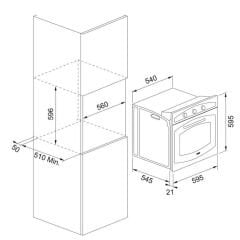 Franke Classicline Üçlü Ankastre Set Nero