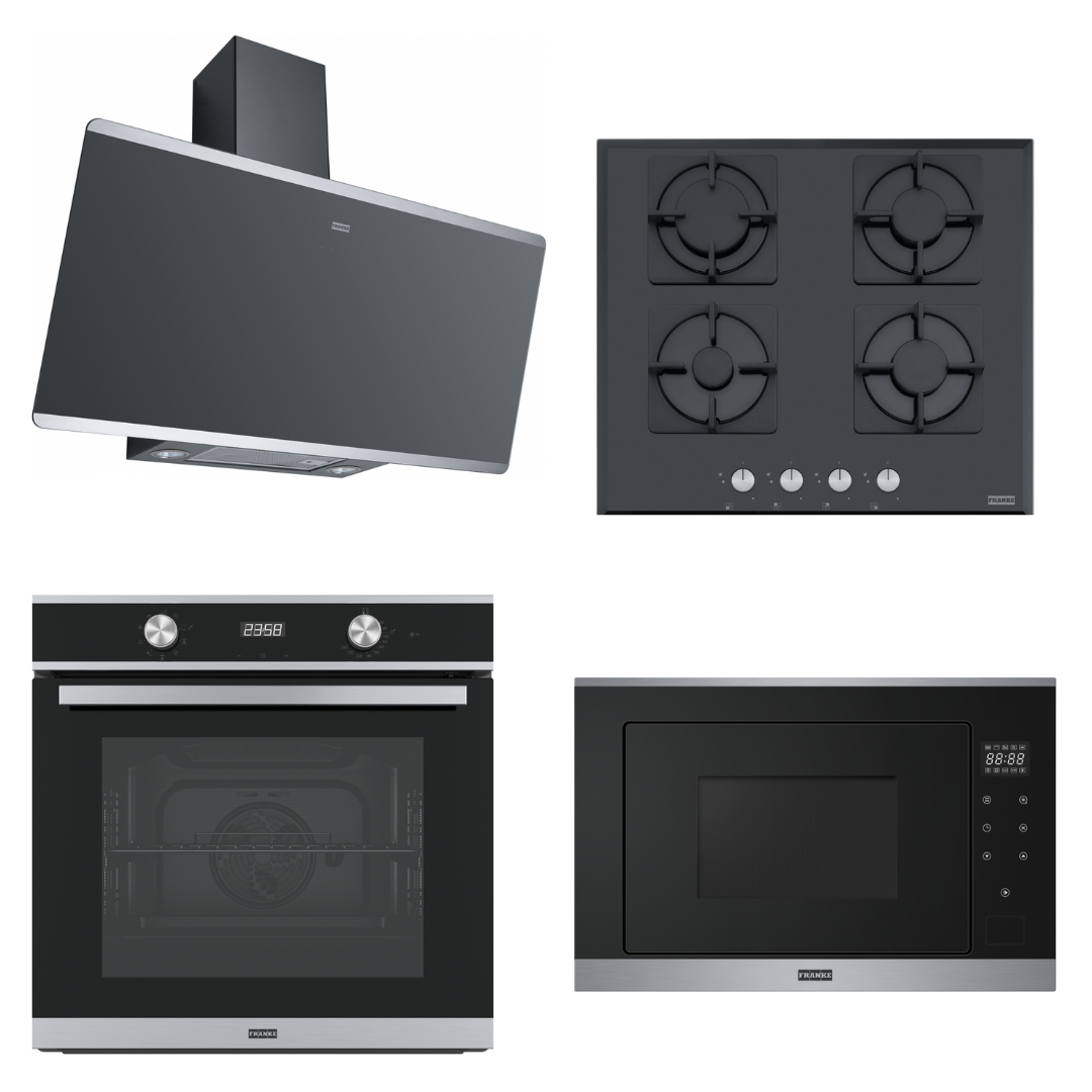 Franke Dörtlü Ankastre Set Smart Black
