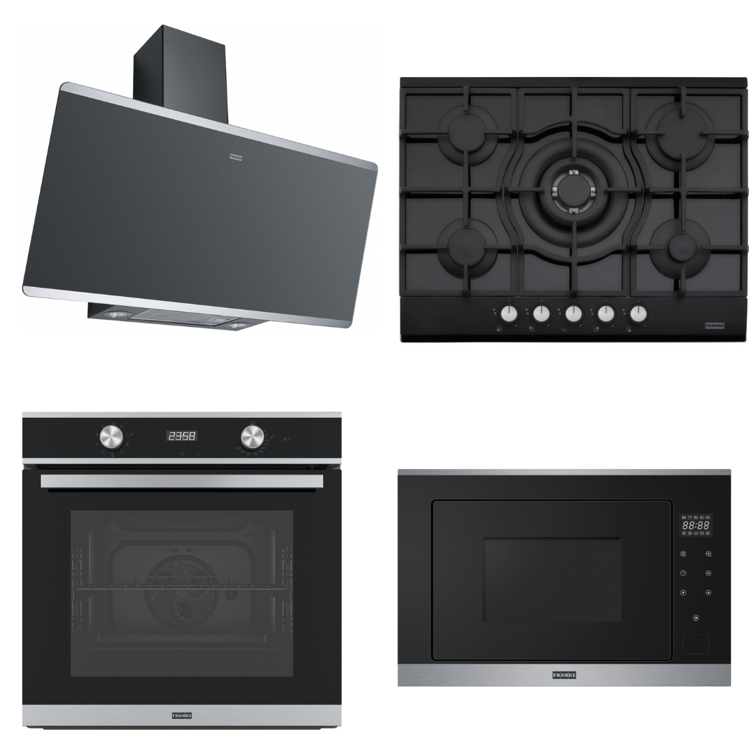 Franke Dörtlü Ankastre Set Smart Black