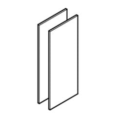 Hafele Koruma Levhası 102x36mm (Menteşe İçin)