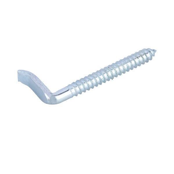 Hafele Kancalı Düz Vida 55mm, Nikel (20 Adet)