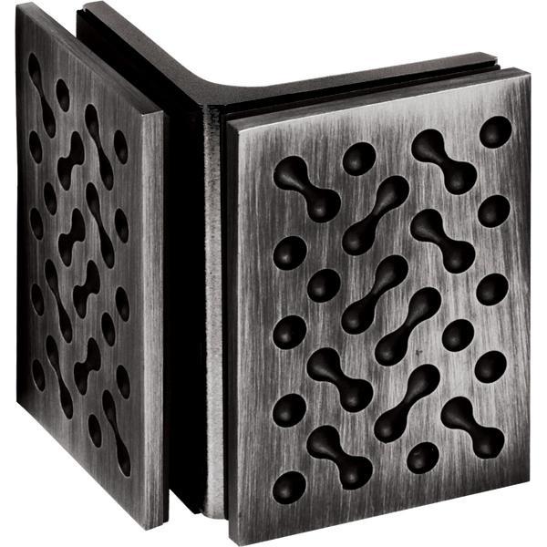 Hafele Cam Tutucu 90° Cam/Cam Krom P. 50x70mm (1 Çift)