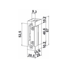 Hafele MULTI E.k.Karşılığı, 8-16VAC, mandallı