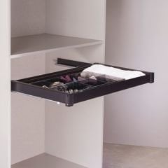 Hafele Select Hazır Ölçü Aksesuar Çekmecesi 90cm, Siyah Renk