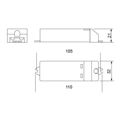 Hafele Açma Kapama Ünitesi 250W 230V Kablolu