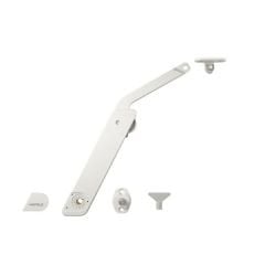 Hafele FREE FLAP H 1.5 Kalkar Kapak Makas Seti B Beyaz Sağ