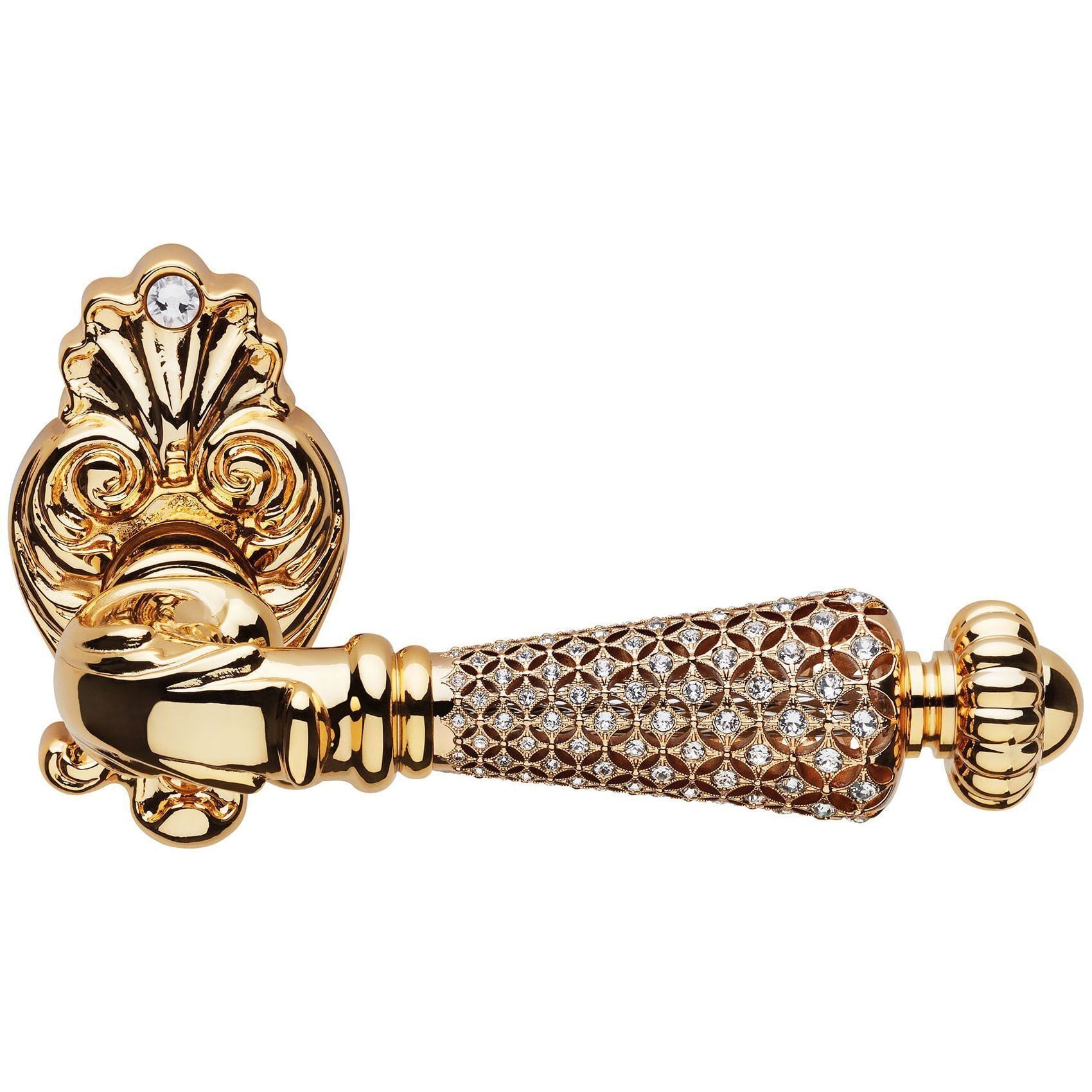 Jewel Kapı Kolu Seti Parlak Altın WC