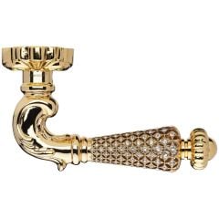 Jewel Kapı Kolu Seti Parlak Altın Barelli(Yale)