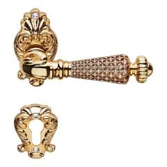 Jewel Kapı Kolu Seti Parlak Altın Barelli(Yale)