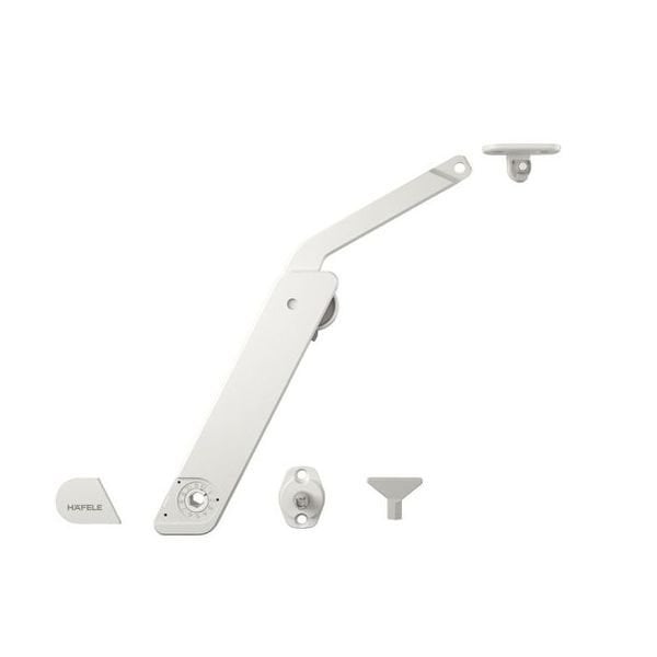 Hafele Free Flap H 1.5 Sol Yön Makas Seti C, Beyaz Renk