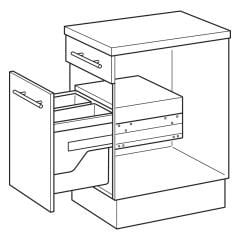 Hafele CARGO SYNCHRO 300 Çöp Kutusu (30 Litre)