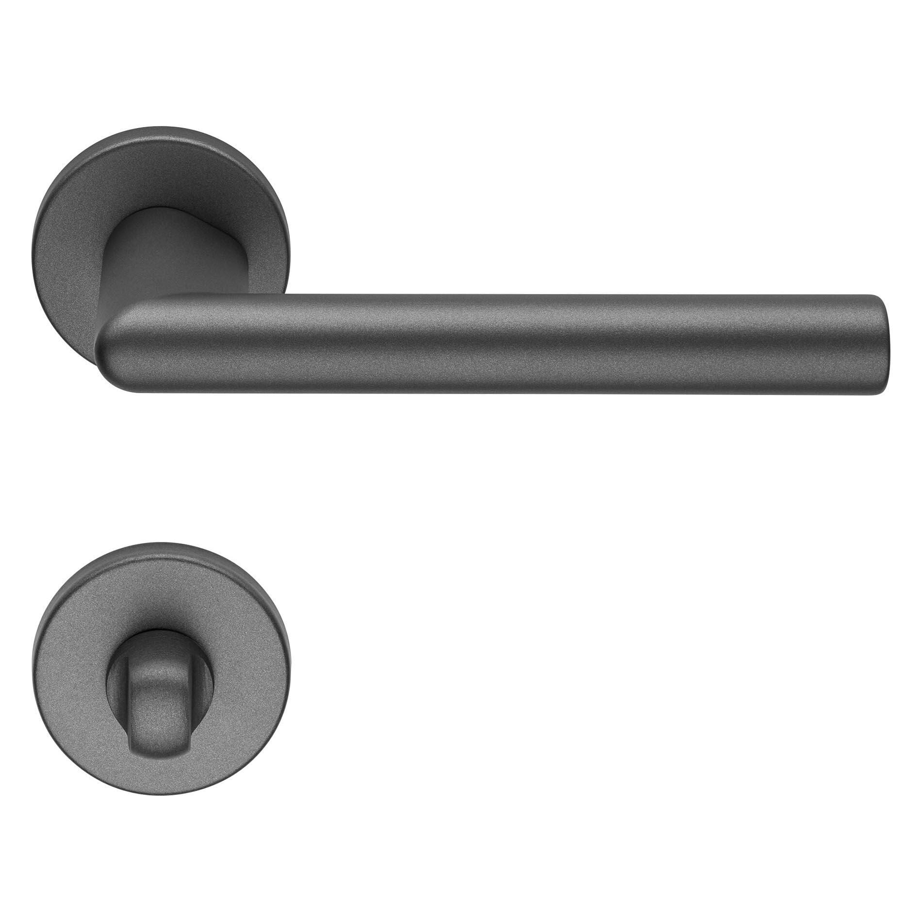 Polo Kapı Kolu Seti Satine Antrasit WC