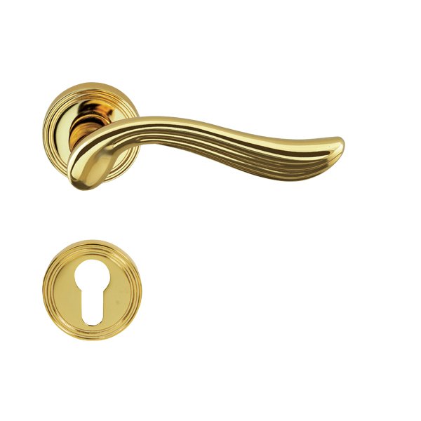 Hafele Kapı Kolu Seti Rouge Barelli Parlak Altın