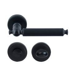 Hafele Kapı Kolu Seti Calisto WC Mat Siyah