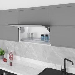 Hafele Sabit Bardaklık Tepsi Krom Parlak 90cm
