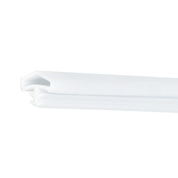 Hafele F03 Ortadan Basan Çatı Tipi Kapı Fitili 10mm, Mat Beyaz Renk (100 Metre)