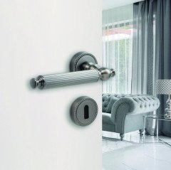 Hafele Kapı Kolu Seti Calisto Barelli Antik Gümüş