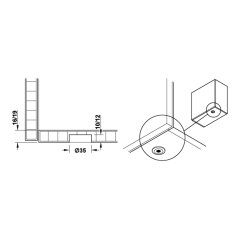 Hafele E-Senso Makas Seti 64-70cm/5.5-9kg, Gri Renk