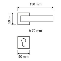 Jet Kapı Kolu Seti Parlak Krom Barelli(Yale)