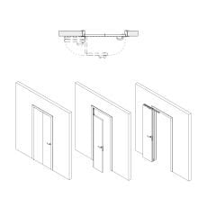 Katlanan Kapı Mekanizması COMPACK 180
