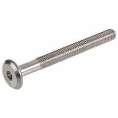 Hafele Yassı Başlı Vida M6x20mm, Nikel Kaplama (100 Adet)